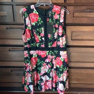 Floral Dress with Empire Waist